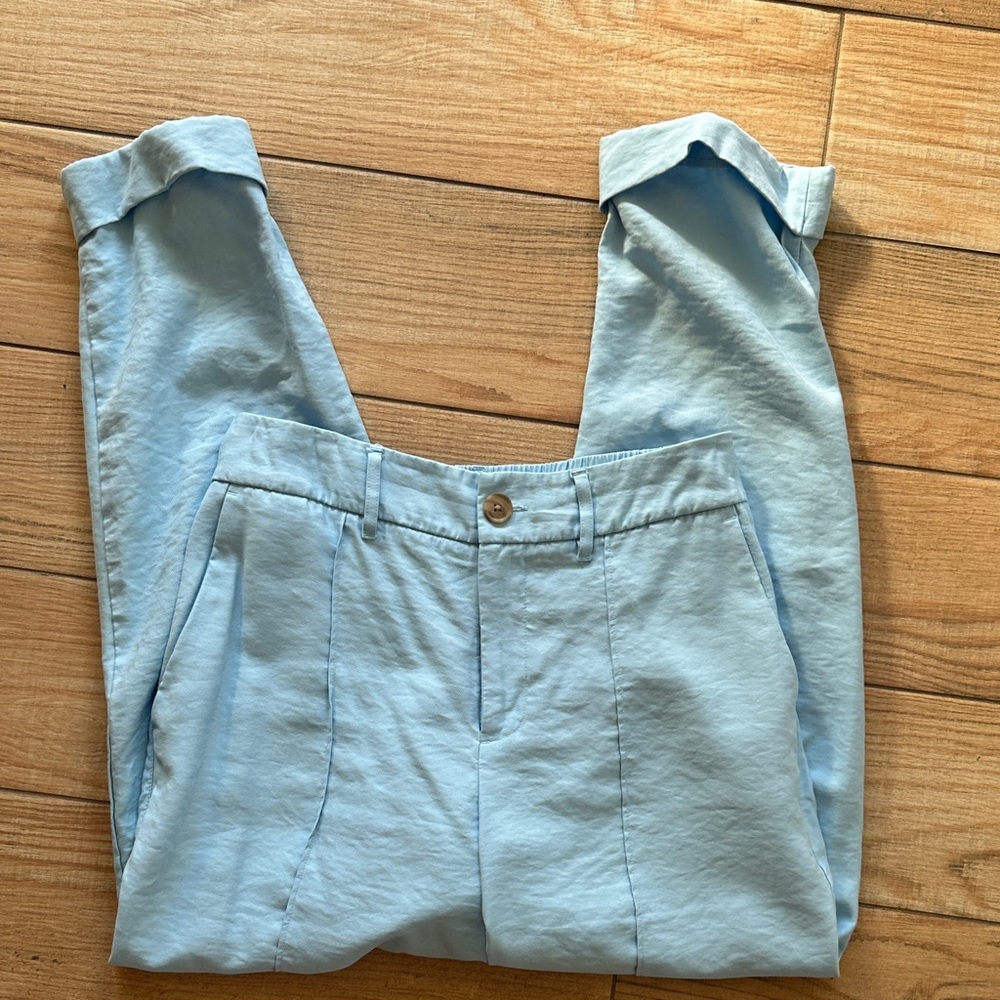 Blue work pants
